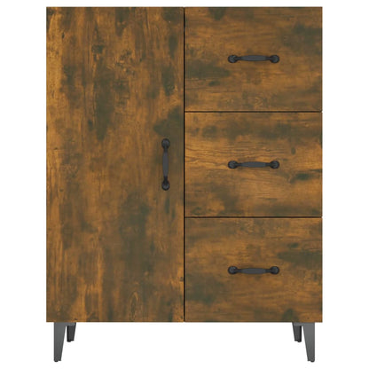 vidaXL Sideboard Räuchereiche 69,5x34x90 cm Holzwerkstoff