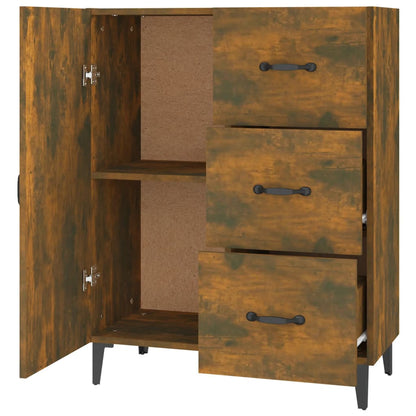 vidaXL Sideboard Räuchereiche 69,5x34x90 cm Holzwerkstoff