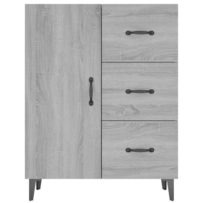 vidaXL Sideboard Grau Sonoma 69,5x34x90 cm Holzwerkstoff