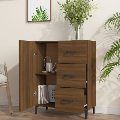 vidaXL Sideboard Braun Eichen-Optik 69,5x34x90 cm Holzwerkstoff