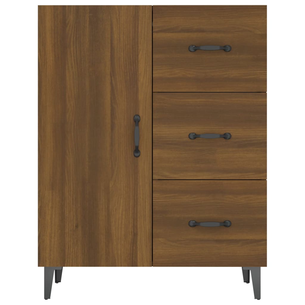 vidaXL Sideboard Braun Eichen-Optik 69,5x34x90 cm Holzwerkstoff