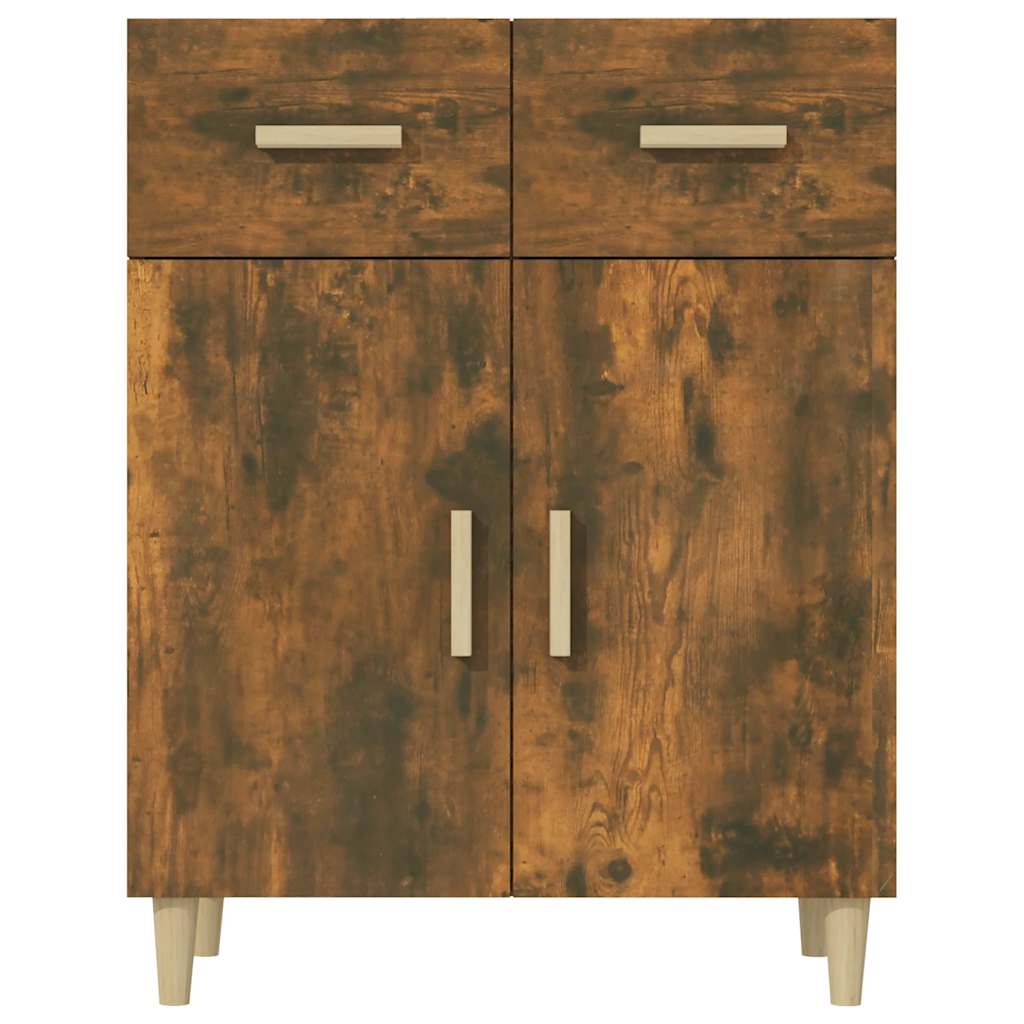 vidaXL Sideboard Räuchereiche 69,5x34x89 cm Holzwerkstoff