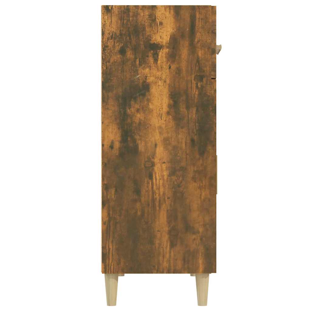 vidaXL Sideboard Räuchereiche 69,5x34x89 cm Holzwerkstoff