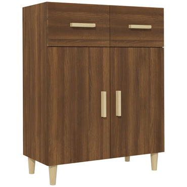 vidaXL Buffet marron aspect chêne 69,5x34x89 cm Bois d'ingénierie
