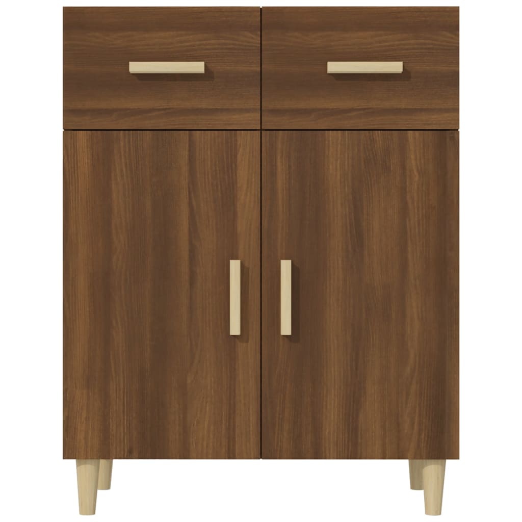 vidaXL Sideboard Braun Eichen-Optik 69,5x34x89 cm Holzwerkstoff