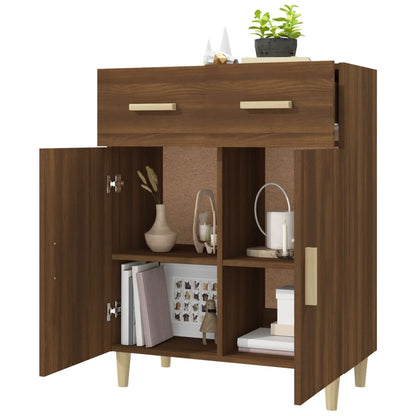 vidaXL Sideboard Braun Eichen-Optik 69,5x34x89 cm Holzwerkstoff