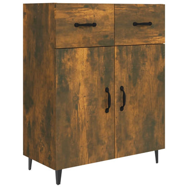 vidaXL Buffet chêne fumé 69,5x34x90 cm Bois d'ingénierie