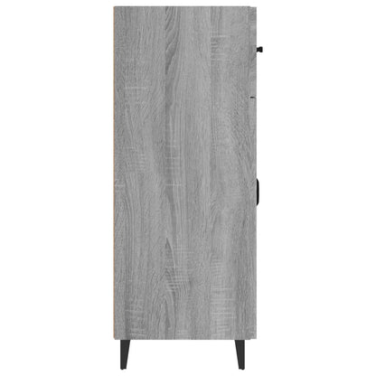 vidaXL Buffet en aggloméré gris chêne sonoma 69,5x34x90 cm