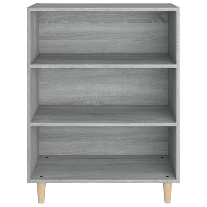 vidaXL Buffet gris Sonoma 69,5x32,5x90 cm Bois d'ingénierie