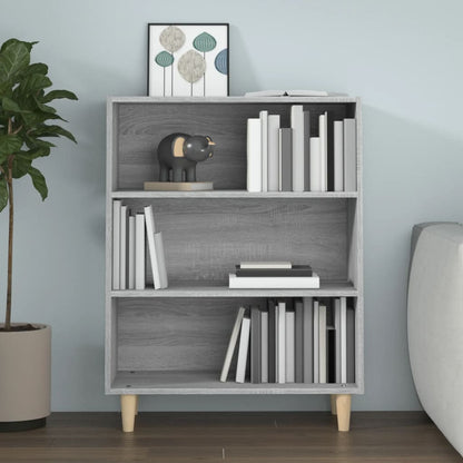 vidaXL Buffet gris Sonoma 69,5x32,5x90 cm Bois d'ingénierie