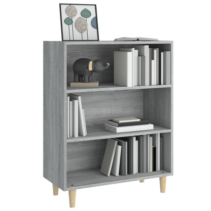 vidaXL Buffet gris Sonoma 69,5x32,5x90 cm Bois d'ingénierie