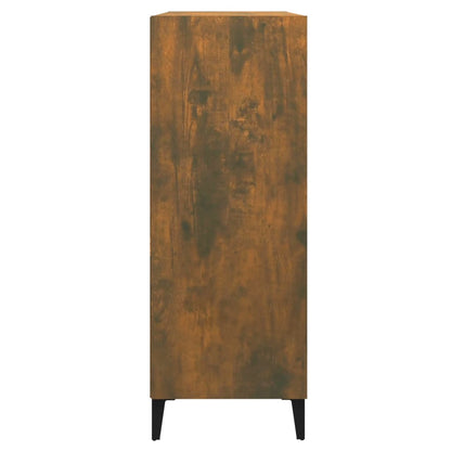 vidaXL Buffet chêne fumé 69,5x32,5x90 cm Bois d'ingénierie