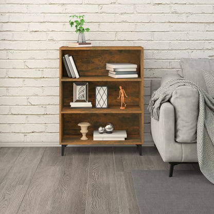 vidaXL Buffet chêne fumé 69,5x32,5x90 cm Bois d'ingénierie