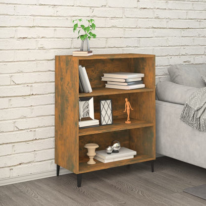 vidaXL Buffet chêne fumé 69,5x32,5x90 cm Bois d'ingénierie