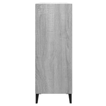 vidaXL Buffet gris Sonoma 69,5x32,5x90 cm Bois d'ingénierie