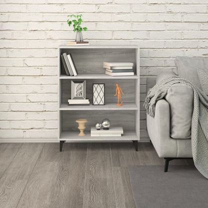 Sideboard Grau Sonoma 69,5x32,5x90 cm Holzwerkstoff