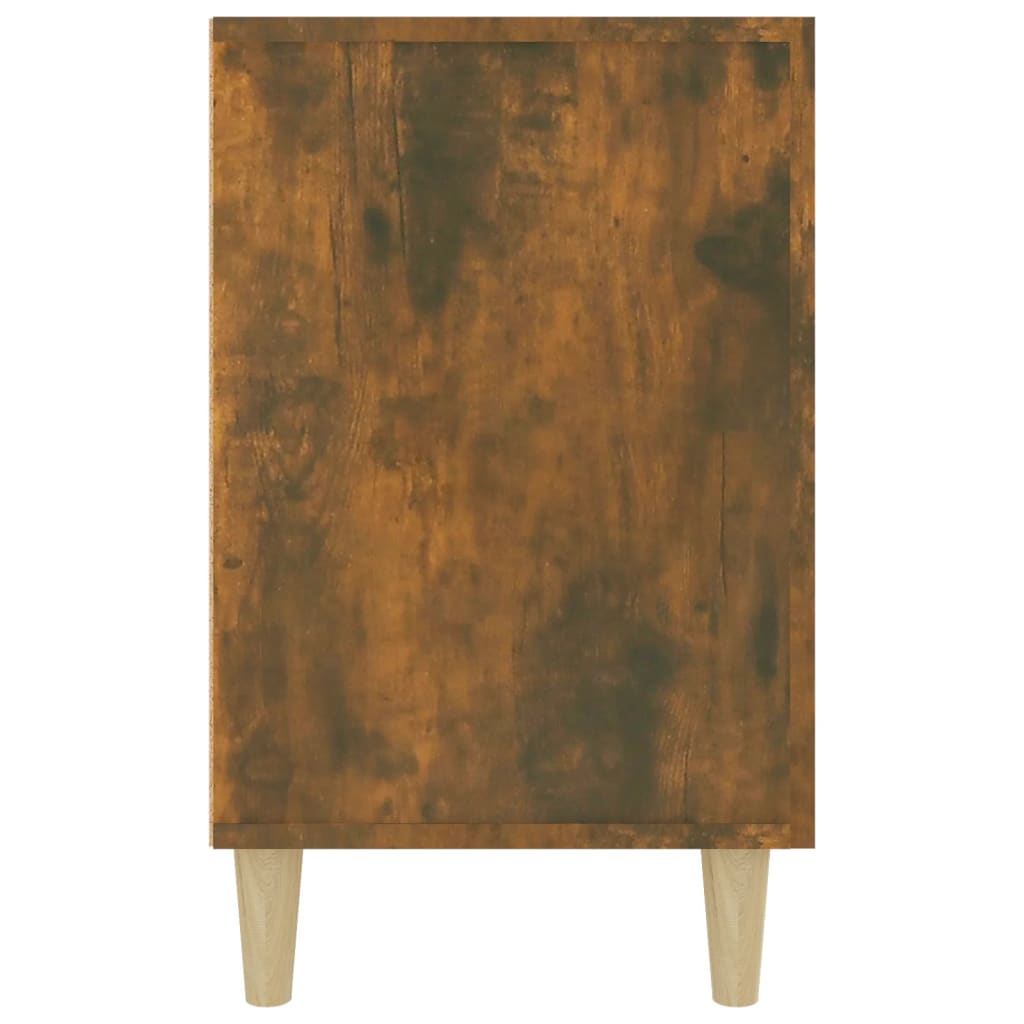 vidaXL Sideboard Räuchereiche 100x36x60 cm Holzwerkstoff