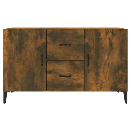 vidaXL Sideboard Räuchereiche 100x36x60 cm Holzwerkstoff