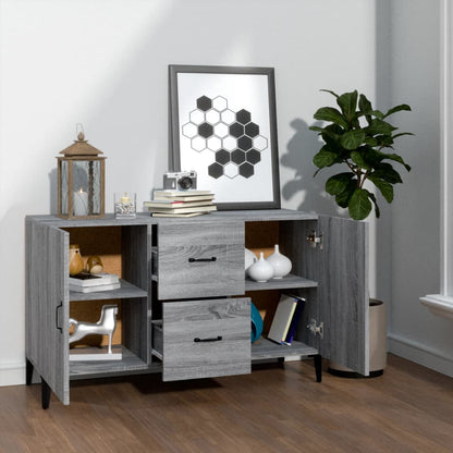 vidaXL Buffet bas gris Sonoma 100x36x60 cm Bois d'ingénierie