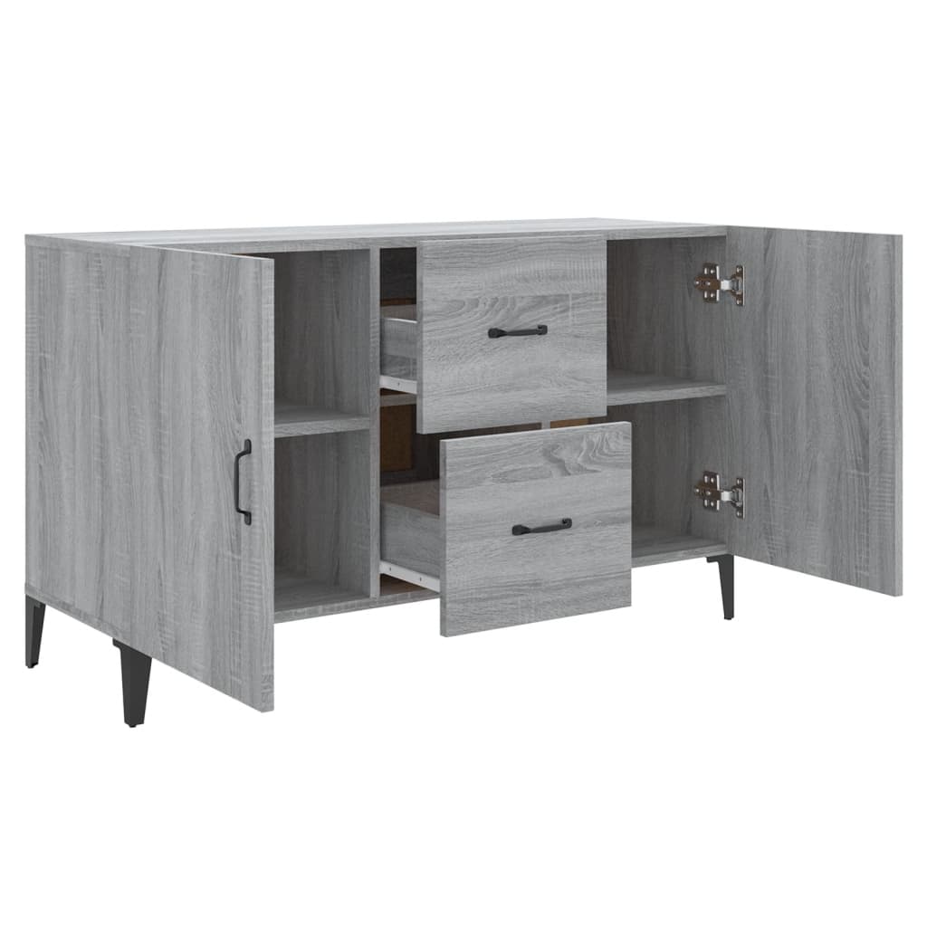 vidaXL Buffet bas gris Sonoma 100x36x60 cm Bois d'ingénierie