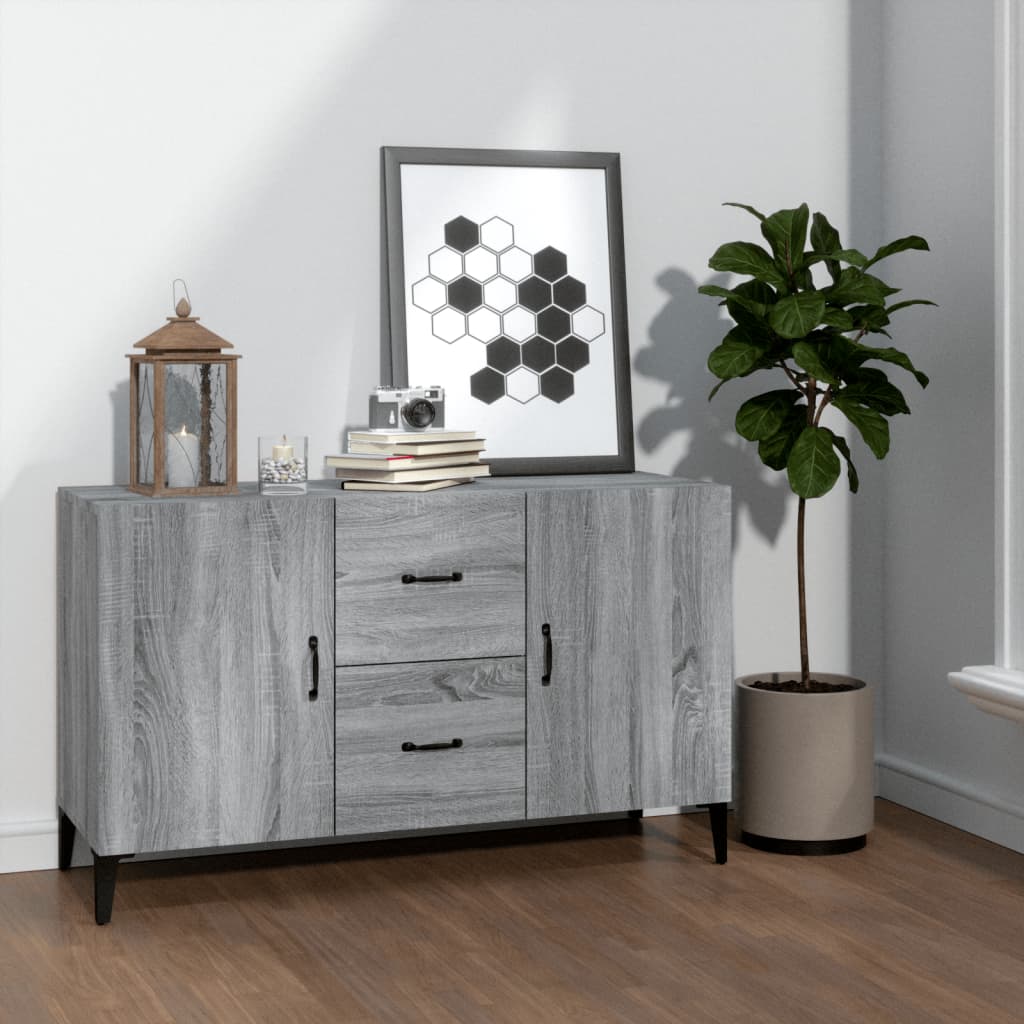 vidaXL Buffet bas gris Sonoma 100x36x60 cm Bois d'ingénierie