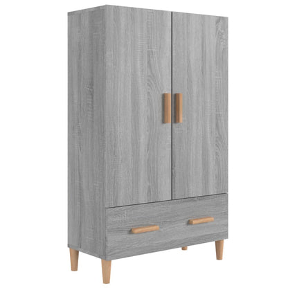 vidaXL Bahut haut gris Sonoma 70x31x115 cm en bois d'ingénierie