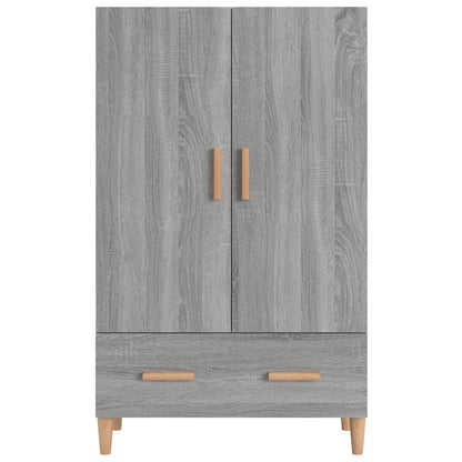 vidaXL Bahut haut gris Sonoma 70x31x115 cm en bois d'ingénierie