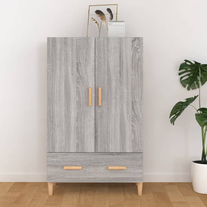 vidaXL Bahut haut gris Sonoma 70x31x115 cm en bois d'ingénierie