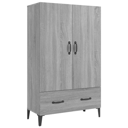 vidaXL Bahut haut gris Sonoma 70x31x115 cm en bois d'ingénierie