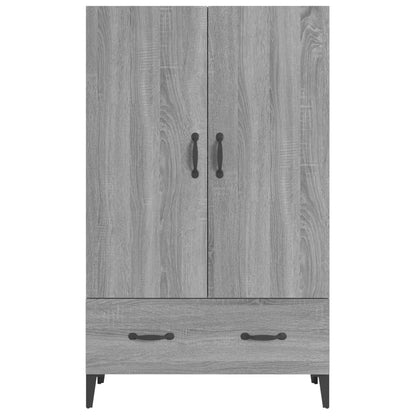 vidaXL Bahut haut gris Sonoma 70x31x115 cm en bois d'ingénierie