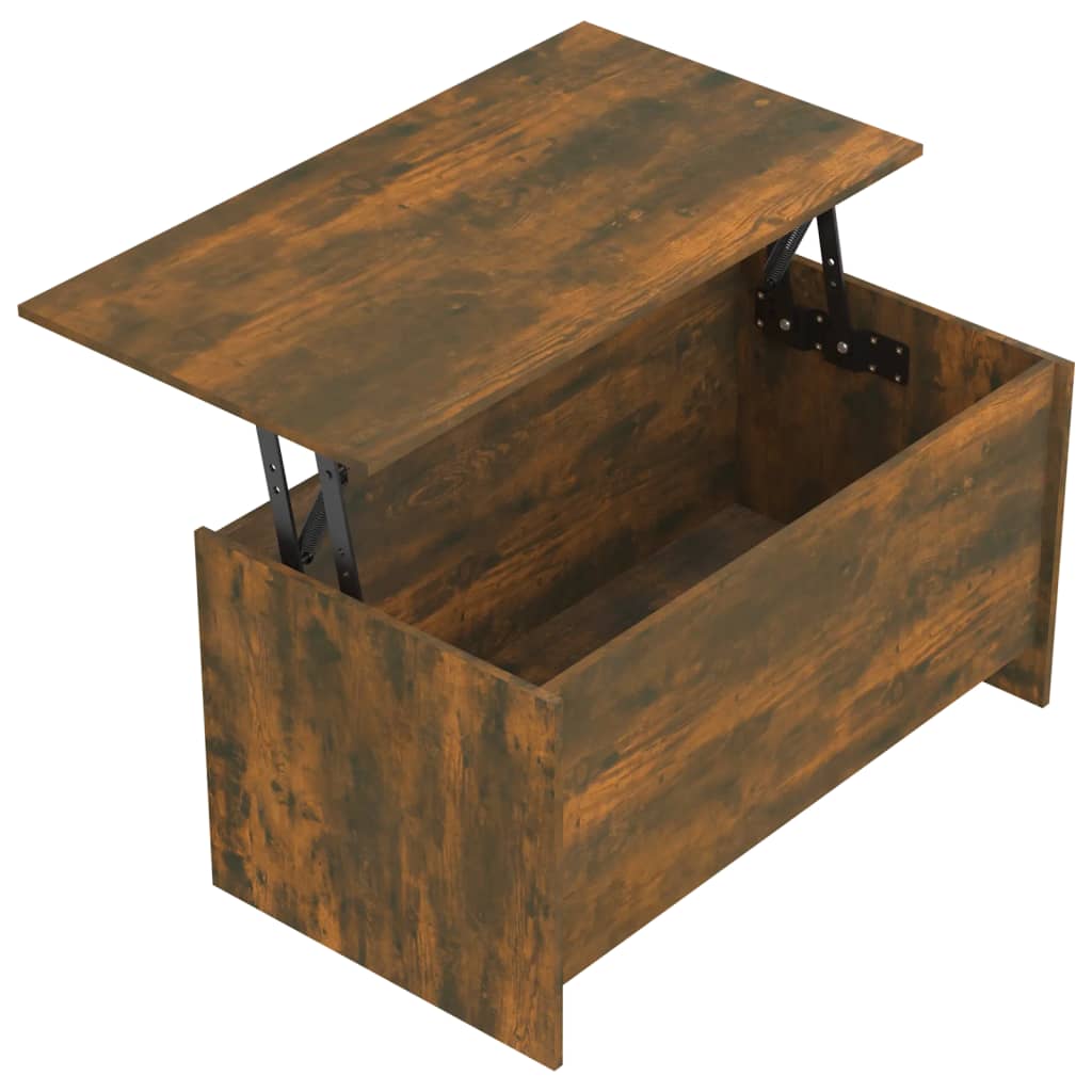 vidaXL Couchtisch Räuchereiche 102x55,5x52,5 cm Holzwerkstoff