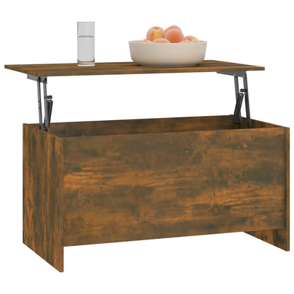 vidaXL Couchtisch Räuchereiche 102x55,5x52,5 cm Holzwerkstoff