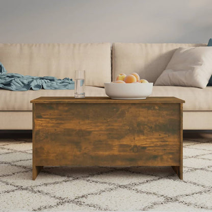 vidaXL Couchtisch Räuchereiche 102x55,5x52,5 cm Holzwerkstoff
