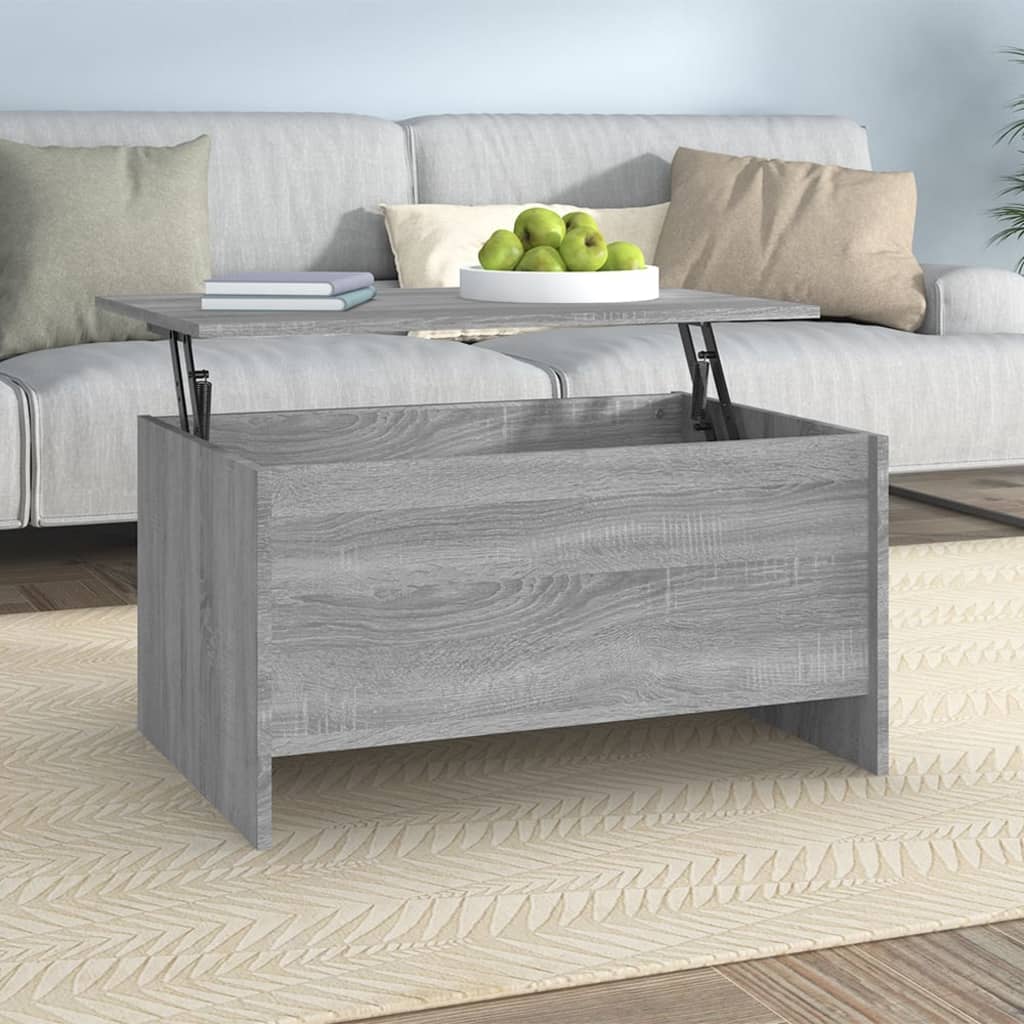 vidaXL Couchtisch Grau Sonoma 80x55,5x41,5 cm Holzwerkstoff