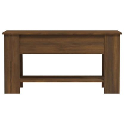 vidaXL Couchtisch Braun Eichen-Optik 101x49x52 cm Holzwerkstoff
