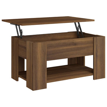 vidaXL Couchtisch Braun Eichen-Optik 79x49x41 cm Holzwerkstoff