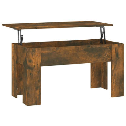 vidaXL Couchtisch Räuchereiche 101x49x52 cm Holzwerkstoff