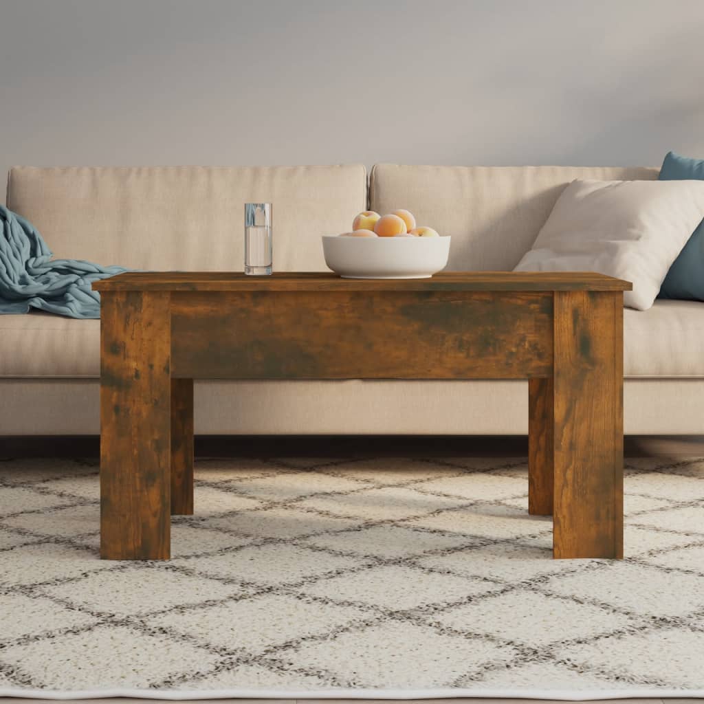 vidaXL Couchtisch Räuchereiche 101x49x52 cm Holzwerkstoff