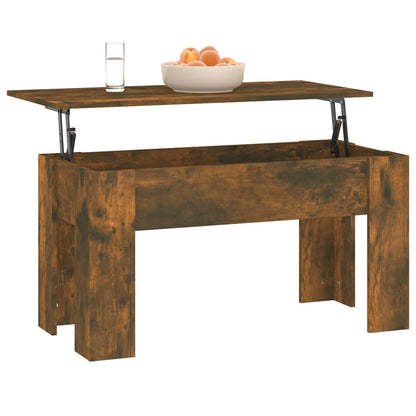 vidaXL Couchtisch Räuchereiche 101x49x52 cm Holzwerkstoff