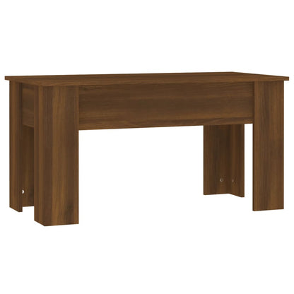 vidaXL Couchtisch Braun Eichen-Optik 101x49x52 cm Holzwerkstoff