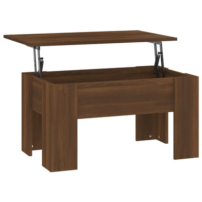 vidaXL Couchtisch Braun Eichen-Optik 79x49x41 cm Holzwerkstoff