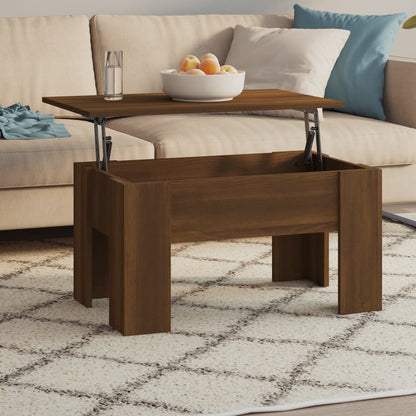 vidaXL Couchtisch Braun Eichen-Optik 79x49x41 cm Holzwerkstoff
