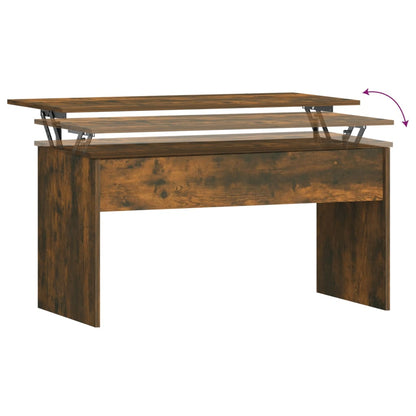 vidaXL Couchtisch Räuchereiche 102x50,5x52,5 cm Holzwerkstoff