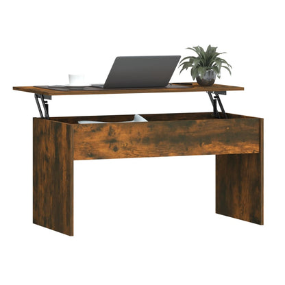 vidaXL Couchtisch Räuchereiche 102x50,5x52,5 cm Holzwerkstoff