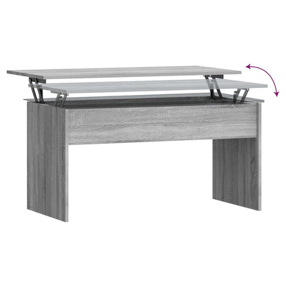 vidaXL Couchtisch Grau Sonoma 102x50,5x52,5 cm Holzwerkstoff