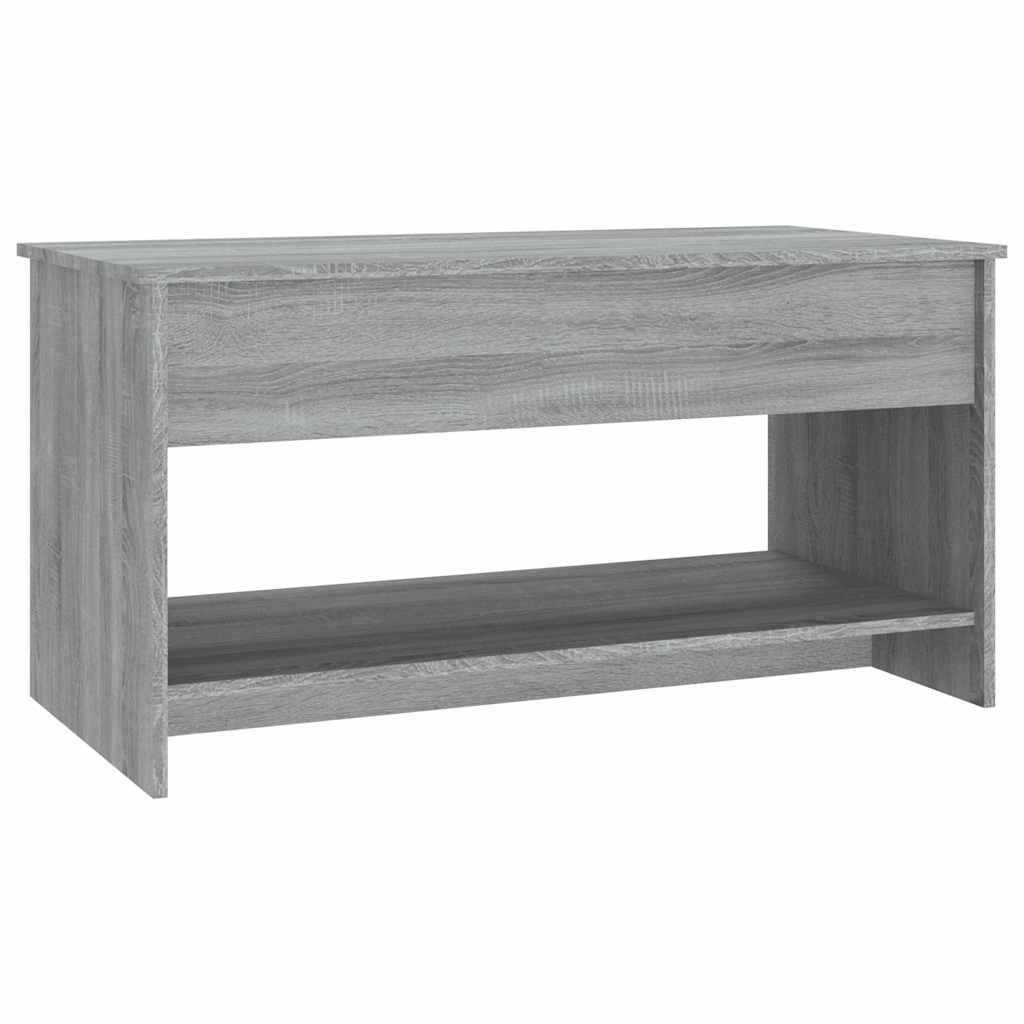 vidaXL Couchtisch Grau Sonoma 102x50x52,5 cm Holzwerkstoff
