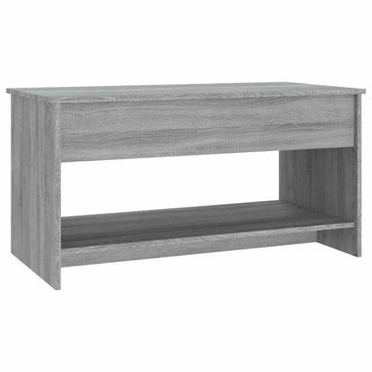 vidaXL Couchtisch Grau Sonoma 102x50x52,5 cm Holzwerkstoff