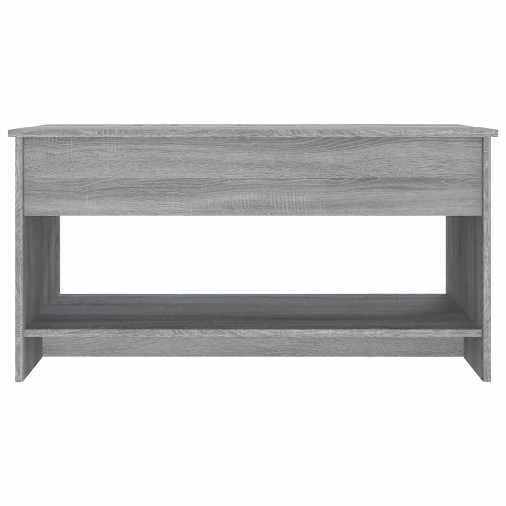 vidaXL Couchtisch Grau Sonoma 102x50x52,5 cm Holzwerkstoff