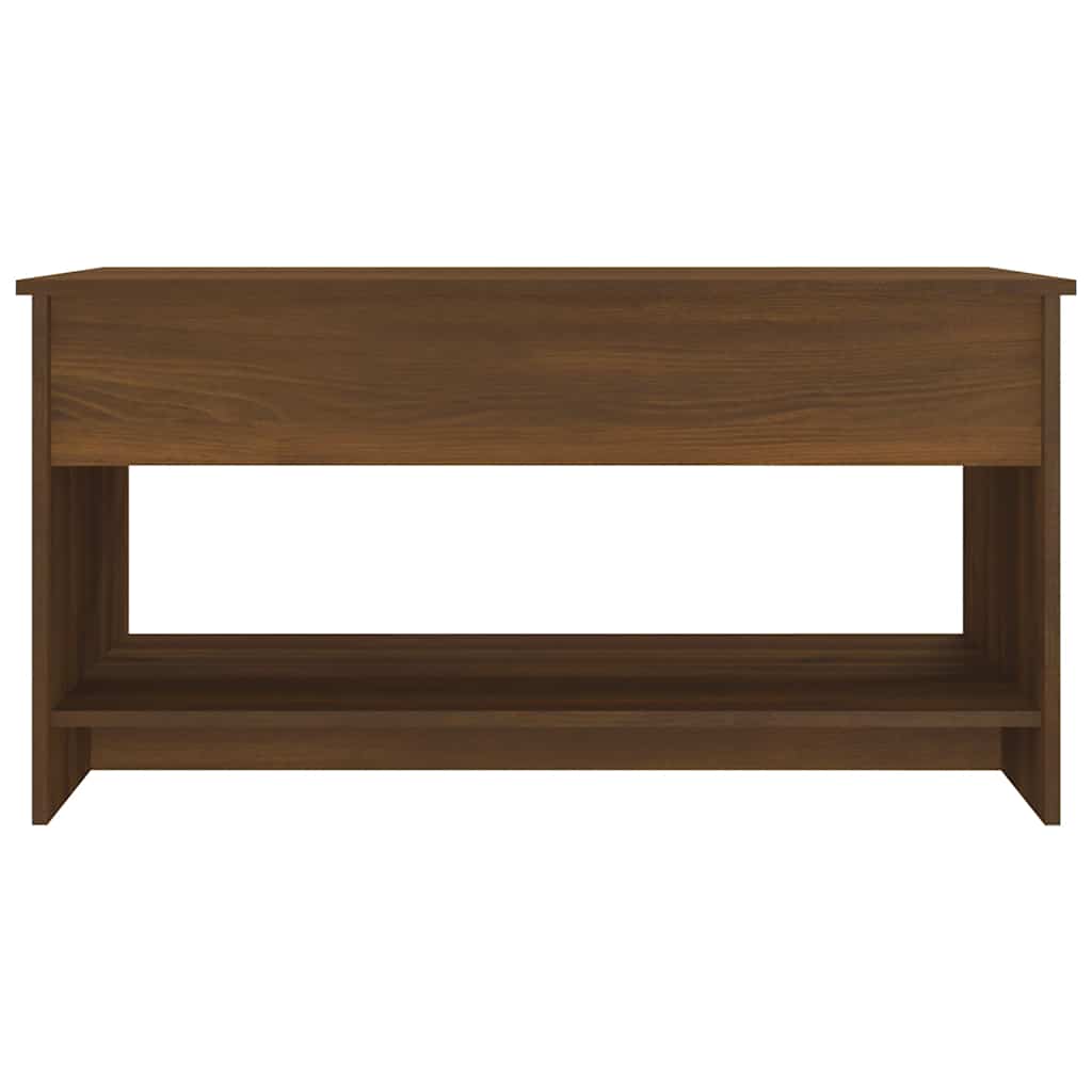 vidaXL Couchtisch Braun Eichen-Optik 102x50x52,5 cm Holzwerkstoff