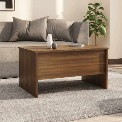 vidaXL Couchtisch Braun Eichen-Optik 80x50x42,5 cm Holzwerkstoff